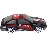 Rc Coupe Daljinsko upravljani drift avto z zamenljivimi kolesi črna 1:24 | Shoptok.si