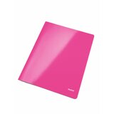 Leitz mapa, laminiran karton, sijajni lak, A4, roza | Shoptok.si