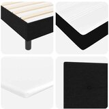 Box spring krevet s madracem Crna 80 x 200 cm tkanina | shoptok.hr