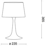 Ideal Lux - Stona lampa 1xE27/60W/230V | Eponuda.com
