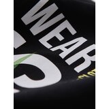 Ombre Men's cotton t-shirt with large inscription - black | Shoptok.si