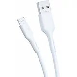 Ms CABLE 3A fast charging USB-A 2.0- microUSB, 1m, bijeli