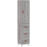  Visoka komoda siva sonome 34,5x34x180 cm od konstruiranog drva | shoptok.hr