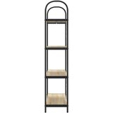 vidaXL Knjižna polica sonoma hrast 80 x 30 x 146 cm Konstruiran les | Shoptok.si