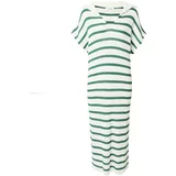 Compania Fantastica Pletena haljina zelena / bijela