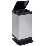DEA HOME Plastičen koš za smeti s pedalom v srebrni barvi 80 l Tokyo – | Shoptok.si