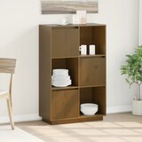 Visoka komoda boja meda 74 x 35 x 117 cm od masivne borovine | shoptok.hr
