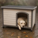 Trixie lesena hiška za pse z ravno streho, velikost S-M | Shoptok.si