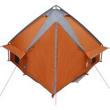  Teepee šator za 4 osobe Siva i narančasta 388 x 320 x 169 cm | Eponuda.ba