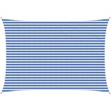  Jedrilica za sunčevu sjenu Plava i bijela 3,5 x 4,5 m HDPE | shoptok.hr