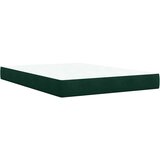 Krevet s oprugama i madracem tamnozeleni 160x200 cm baršunasti | shoptok.hr