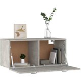  Zidni ormarić boja betona 80x36,5x35 cm od konstruiranog drva | shoptok.hr