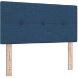 Box Spring Postelja z Vzmetnico & LED Modra 90x190 cm Tkanina, (22080848) | Shoptok.si