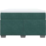 vidaXL Box spring krevet s madracem tamnozeleni 120x200 cm baršunasti | shoptok.hr