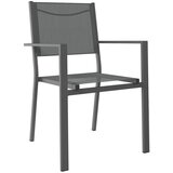 Ambia Garden STOL aluminij antracit, siva Cene