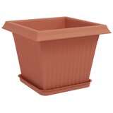  Saksije za biljke 24 pcs Crvena cigla 28,5 x 28,5 x 22 cm | shoptok.hr