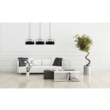  Luster na sajli CORAL 3xE27/60W/230V crno-bela | Eponuda.com