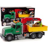  s dizalicom za igru za razvrstavanje otpada - zeleno/crveno/žuti | shoptok.hr