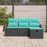 Sjedeća garnitura za vrt 4 kom. poliratan 179 x 117 x 85 cm | shoptok.hr