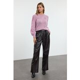 Trendyol Pink Fuzzy Flower Embroidered Knitwear Sweater | shoptok.hr