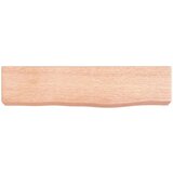  Stenska polica svetlo rjava 40x10x6 cm trdna hrastovina, (21082267) | Shoptok.si
