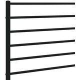  Metalno zamjensko uzglavlje crno 90 cm | shoptok.hr