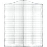  Gabionska košara s lukom 200x30x220/240 cm pocinčano željezo | shoptok.hr