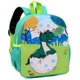 Ranac za devojčice dino zeleni