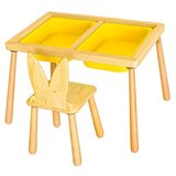 Hanah home Dječiji sto i stolica, Žuti Cijene