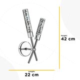Lesnina XXXL STENSKA LED-SVETILKA BUBBLES 400 lm 4000 K | Shoptok.si