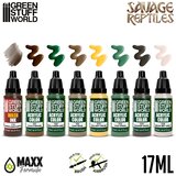 Green Stuff World Paint Set - Savage Reptiles | Set Akrilnih Boja x8 | Eponuda.com