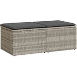 vidaXL 2-dijelni set vrtnih sofa s jastucima od poliratana i bagrem | shoptok.hr