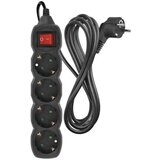 Emos Crni PC1423R-Produžni kabl sa prekidačem 4 utičnice 3 m | ePonuda.com