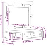 vidaXL enota za ličenje stari les trden predelan les 60 x 31.5 x 62 cm | Shoptok.si