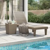 Maison Chic Ležalnik - Sončna ležalnik svetlo rjav 155x58x83 cm polipropilen, (22043028) | Shoptok.si