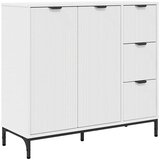 vidaXL Kreveta s ladicama Bijelo 89,5 x 33 x 82 cm Konstruirano drvo | shoptok.hr