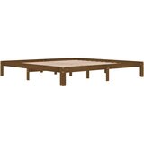  Okvir za krevet od masivne borovine boja meda 200 x 200 cm | shoptok.hr