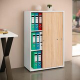 MID.YOU Arhivska Omara Lona Xl, Bela, Barva Hrasta | Shoptok.si