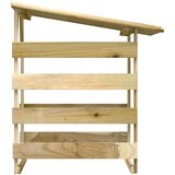  Pergola s krovom 100 x 90 x 100 cm od impregnirane borovine | shoptok.hr