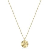 Generic Ogrlica z obeskom, polnjena s 14-k zlatom, izvrstna ogrlica s kovanim zlatom Moon Phase Preprosta ogrlica s krogom Karma in polna luna, (21075479) | Shoptok.si
