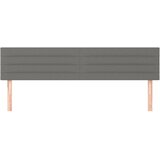  Uzglavlja tamnosiva 160x5x78/88 cm od tkanine | shoptok.hr