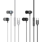 hoco. M122 USB C žičane slušalice In-Ear crne | Shoptok.si