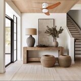  ZEVENTI - LED plafonski ventilator PADUA LED/18W/230V Wi-Fi Tuya bela/braon + daljinski upravljač | Eponuda.com