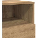 vidaXL Nočna omarica z 2 predaloma artisan hrast 36x36x68 cm | Shoptok.si