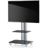 MID.YOU STOJALO ZA TV črna, srebrne barve | Shoptok.si