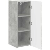 TV zidni ormar 2 pcs Beton 30 x 31 x 80 cm Konstruirano drvo | Eponuda.com