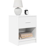  Noćni ormarići 2 kom s ladicama bijeli 40x34x50 cm | shoptok.hr