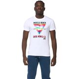 Leone 1947 Majice s kratkimi rokavi Man T-Shirt Beach Bela | Shoptok.si