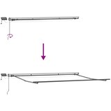 Tenda na ručno uvlačenje s LED smeđa 400 x 300 cm | shoptok.hr
