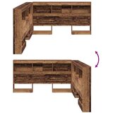  Skladišno uzglavlje Staro drvo 160 cm Konstruirano drvo | shoptok.hr